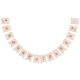 Banderines Delicado Fiesta de Baby Shower de Fox con tema for