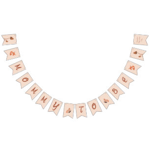 Banderines Delicado Fiesta de Baby Shower de Fox con tema for
