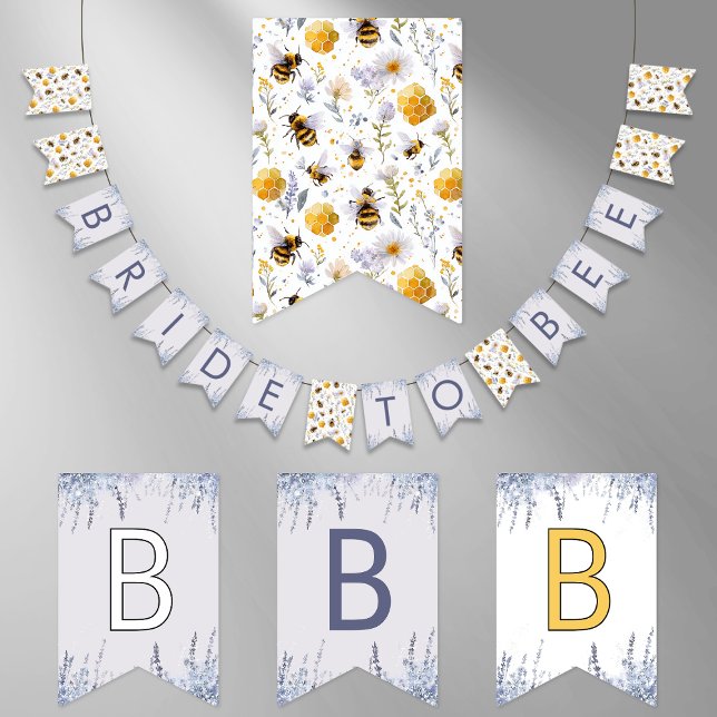 Banderines Despedida de Soltera Novia Abeja Abejas de Miel La (Subido por el creador)