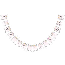 Banderines Despedida de Soltera Rosa Elegante 