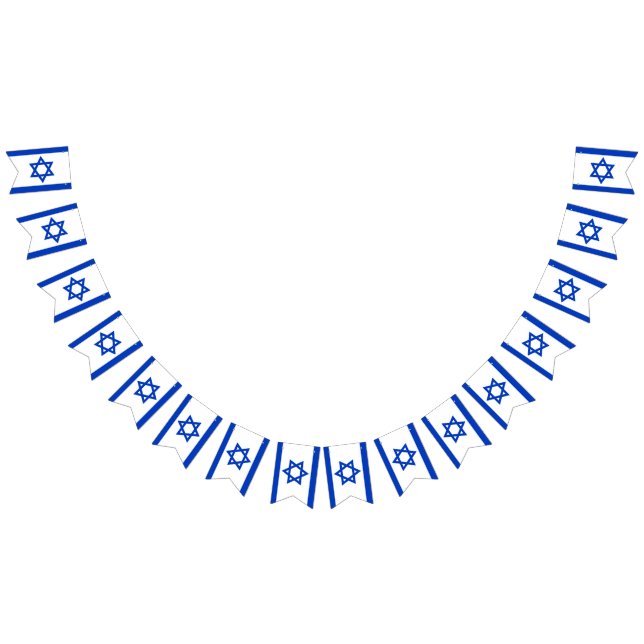 Banderines Día de la Independencia de Israel Yom Ha'atzmaut (Todo)