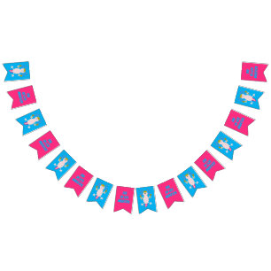 Banderines Día de la Muerte Personalizado Axolotl Mexicano