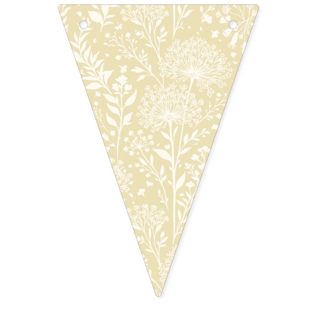 Banderines Diente de León Dulce Neutral - Trigo Dorado (Primera bandera)