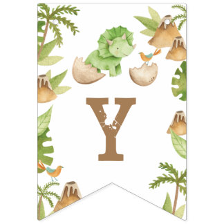 Banderines Dinosaurio