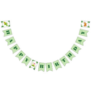 Banderines Dinosaurios de jungla silvestre Aventura Niños Cum