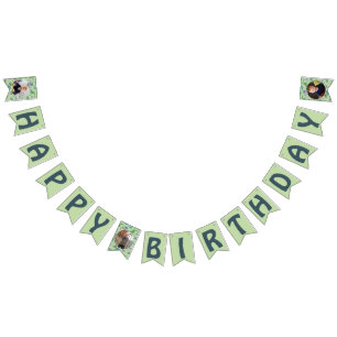 Banderines Dinosaurios jurásicos verdes