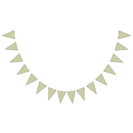 Banderines Diseño de tejido naranja brillante con bl intrinca