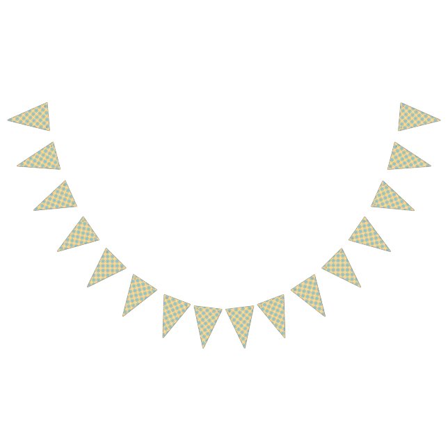 Banderines Diseño de tejido naranja brillante con bl intrinca (Todo)