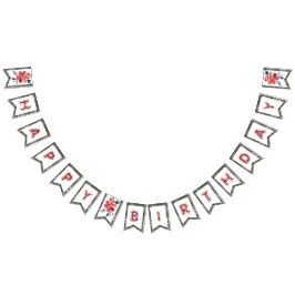 Banderines Diseño floral