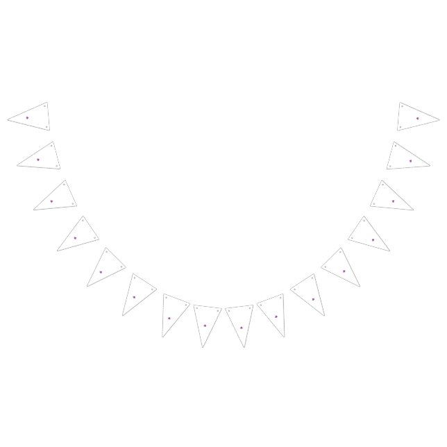 Banderines Diseño floral ornamentado en tonos de rosa y púrpu (Todo)