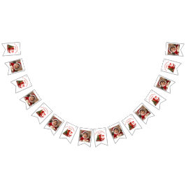 Banderines Diseño mágico de cumpleaños de Santa para niños