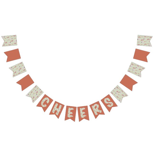 Banderines Diversión de Despedida de Soltera con Patrón de Be (Todo)