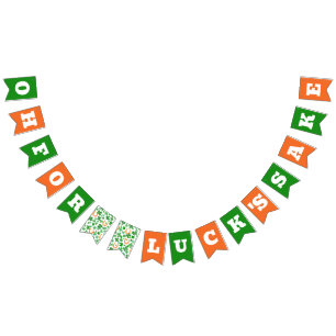 Banderines Diviértete Oh Por El Amor De La Suerte Día De San 