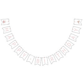 Banderines Doljanchi coreano rosado Feliz cumpleaños