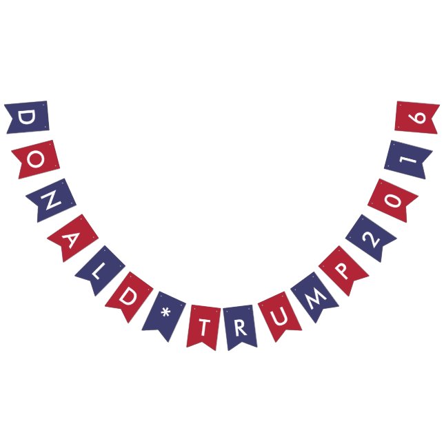 Banderines Donald Trump republicano 2016 colores de la (Todo)