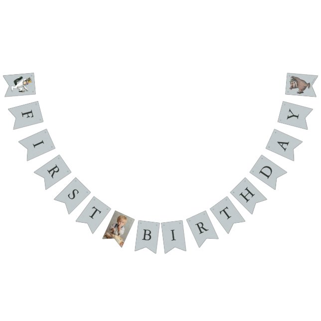 Banderines Donde las cosas salvajes son el primer cumpleaños (Todo)