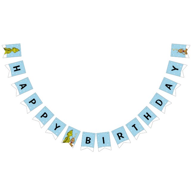 Banderines Dr. Seuss | Cumpleaños de invierno del Grinch (Todo)
