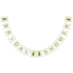 Banderines Ducha de Novia Hawaiana Tropical