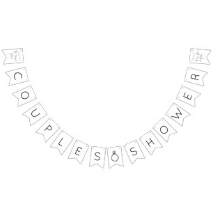 Banderines Ducha de parejas de guiones modernos