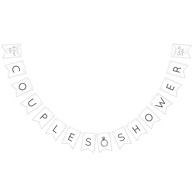 Banderines Ducha de parejas de guiones modernos (Todo)