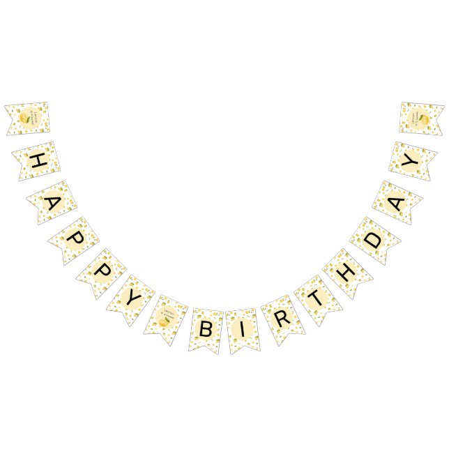 Banderines Dulce de limón Un primer cumpleaños (Todo)