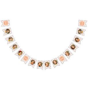 Banderines Dulce Fotos de cumpleaños de 12 meses