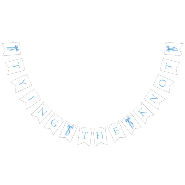 Banderines Dusty Blue Corbata Anudando la Reunión de Regalo d (Todo)