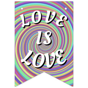 Banderines El Amor Es Orgullo Pride