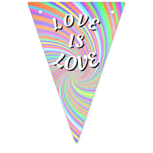 Banderines El Amor Es Orgullo Pride