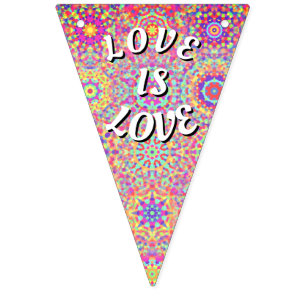 Banderines El Amor Es Orgullo Pride
