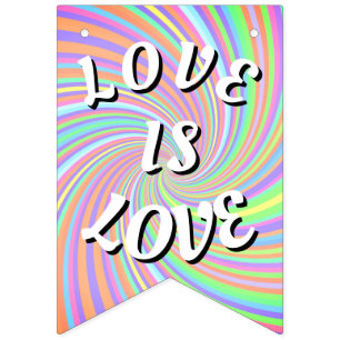 Banderines El Amor Es Orgullo Pride