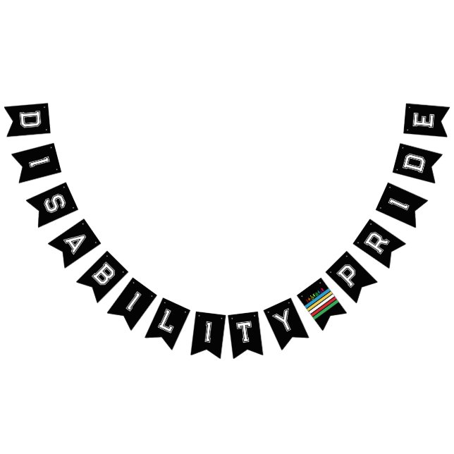 Banderines El arcoiris del orgullo LGBTQ por discapacidad (Todo)