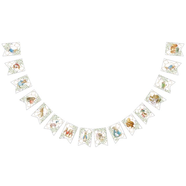 Banderines El clásico Baby Shower Peter the Rabbit (Todo)