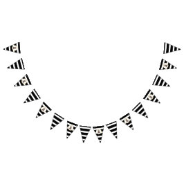 Banderines El oso de Boho raya Baby Shower