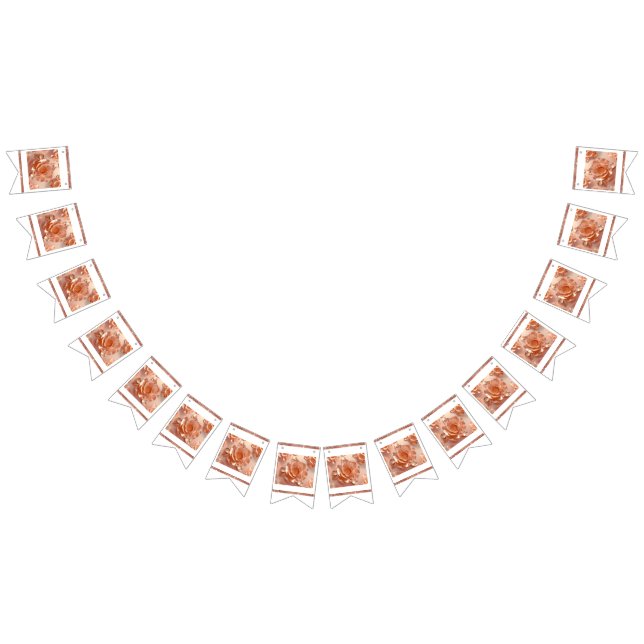 Banderines Elegante banner Rosa Rosa de oro Purpurina Bunting (Todo)