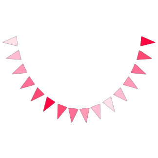 Banderines Elegante belleza rosa sonrojada romántica gradient