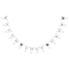 Banderines Elegante Ducha de Novia de Mariposa