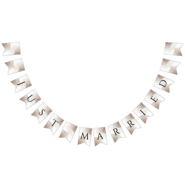 Banderines Elegante moderno recién casado (Todo)