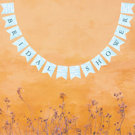 Banderines Ella Está en la Nube 9 Dreamy Sky Blue Bridal Show