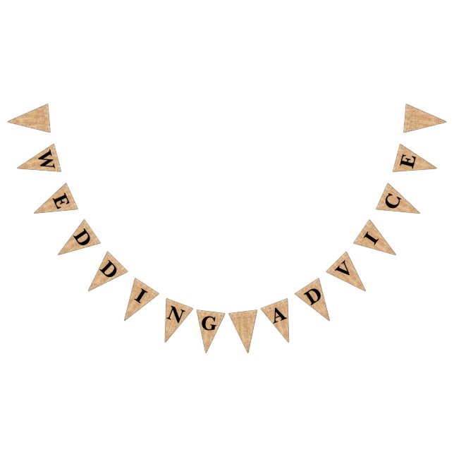 Banderines Empavesado "consejo del yute de la arpillera de la (Todo)