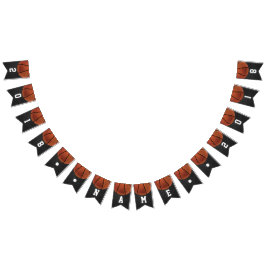 Banderines empavesado temático del fiesta del baloncesto