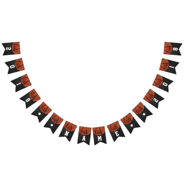 Banderines empavesado temático del fiesta del baloncesto (Todo)