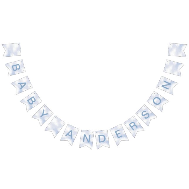 Banderines En la nube 9 cielo azul agitado (Todo)
