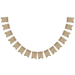 Banderines En Rosas de madera Beige