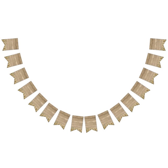 Banderines En Rosas de madera Beige (Todo)