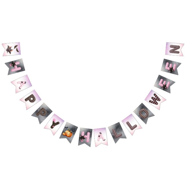 Banderines Encantadoras calabazas de brujas del partido Hallo (Todo)