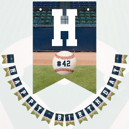 Banderines Equipo de béisbol Número Deportes Feliz Cumpleaños
