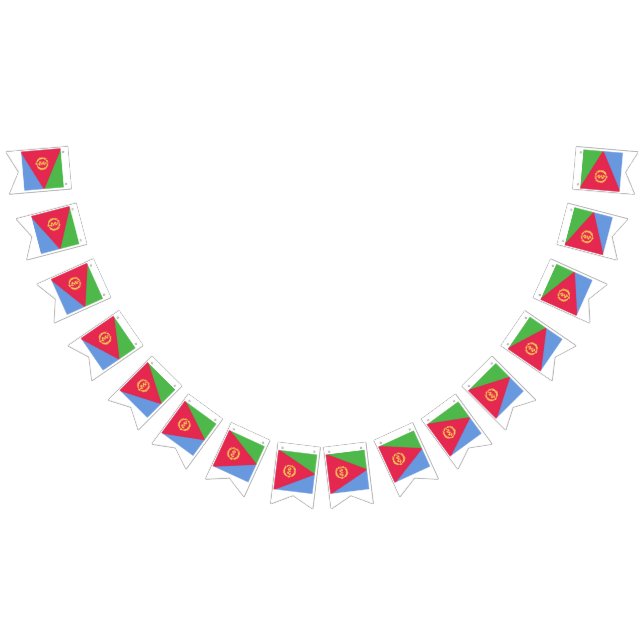 Banderines Eritrea Flag Emblem (Todo)