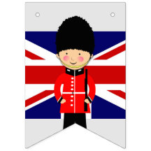 Es un Baby Shower temático de boy Union Jack