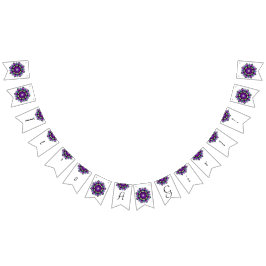 Banderines ¡Es un Chica! Mandala en morado